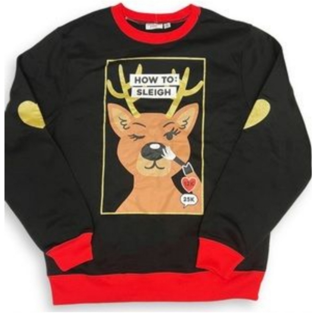 Mighty Fine How To: Sleigh Crewneck Sweatshirt Medium